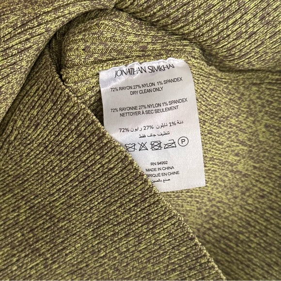 Simkhai Simkhai Alexia Compact Rib Sweetheart Sz XS - Picture 6 of 10